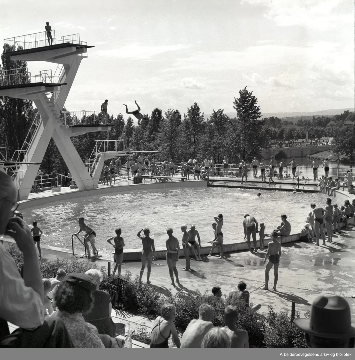 Frognerbadet — historisk friluftsbad med stupetårn
